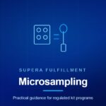 Supera Fulfillment article graphic comparing dried blood spot cards and VAMS microsampling