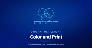 Supera Fulfillment article graphic for packaging color and print