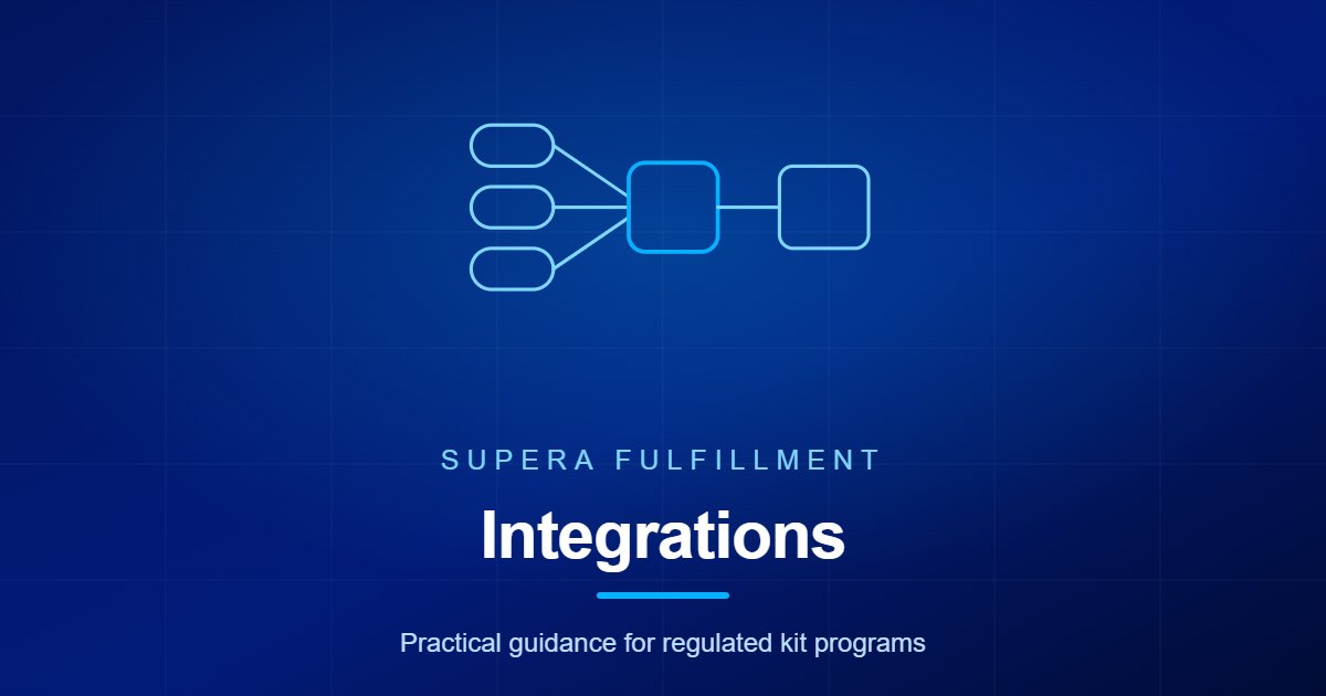 Supera Fulfillment article graphic for API and ecommerce integrations