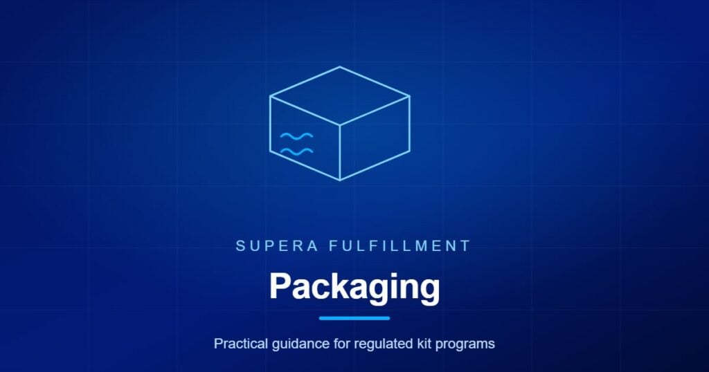 Supera Fulfillment article graphic for kit packaging materials