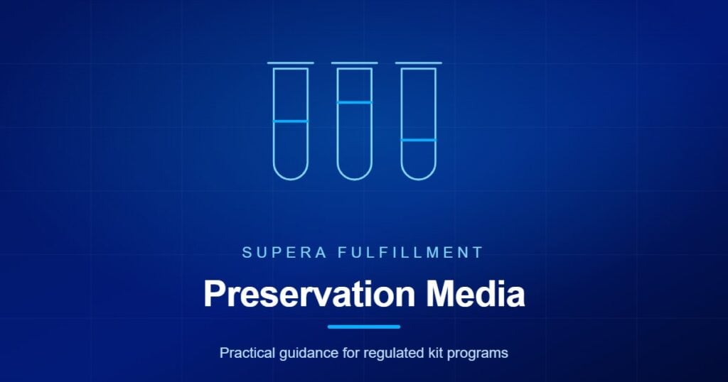 Supera Fulfillment article graphic for preservation media selection